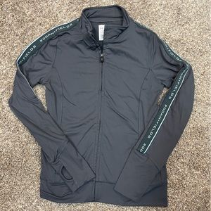 Rodan + Fields jacket womens small gray Full Zip Athletic Running lightweight